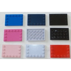 LEGO 6180 Tile 4 x 6 with Studs on Edges