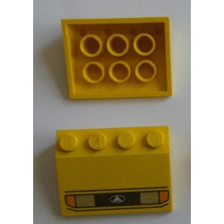 LEGO 3297px14 Slope Brick 33 3 x 4 with Headlights Pattern