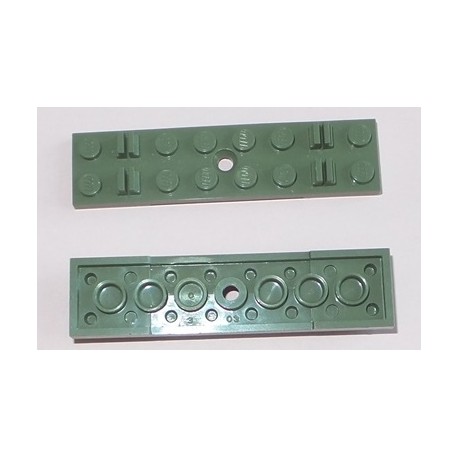 LEGO  767 Train Track Sleeper Plate 2 x 8 without Cable Grooves