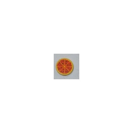 LEGO 4150p02 Tile 2 x 2 Round with Pizza Pattern