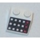 LEGO 3039p32 Slope Brick 45 2 x 2 with 12 Buttons 3 Lamps on Black Pattern