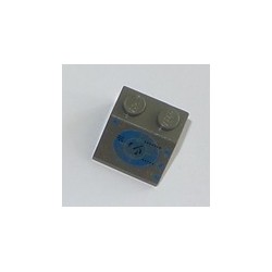 LEGO 3039px8 Slope Brick 45 2 x 2 with Round Radar Display Pattern