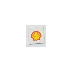 LEGO 3068bp60 Tile 2 x 2 with Shell Logo Pattern