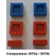 LEGO 3070a Tile 1 x 1 without Groove (Old Style)