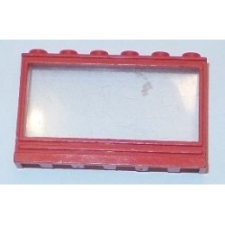 LEGO 604b Window 1 x 6 x 3 Panorama with Top Holes