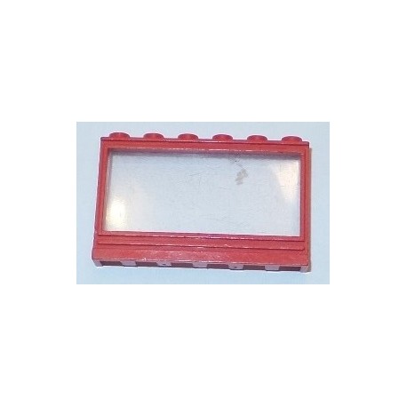 LEGO 604b Window 1 x 6 x 3 Panorama with Top Holes
