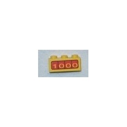 LEGO 3622px6 Brick 1 x 3 with 1000 Pattern