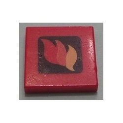 LEGO 3068bp57 Tile 2 x 2 with Fire Logo Pattern