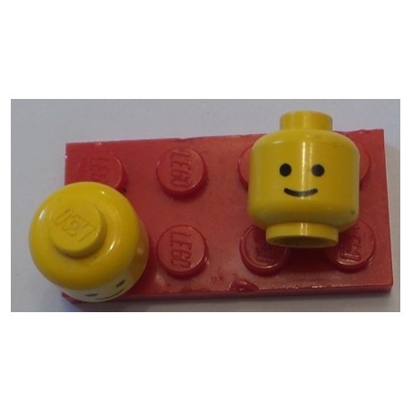 LEGO 3626ap01 Minifig Head with Solid Stud and Standard Grin Pattern