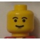 LEGO 3626bp05 Minifig Head with Standard Grin and Eyebrows Pattern