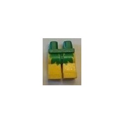 LEGO 970c3j Minifig Hips and Legs with Grass Skirt Pattern (Complete)