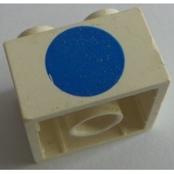 LEGO 3003px9 Brick 2 x 2 with Blue Dot Pattern