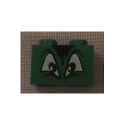 LEGO 3004p0a Brick 1 x 2 with Arched Eyes and Forelock Pattern