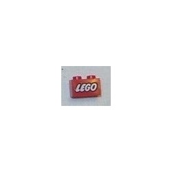 LEGO 3004px12 Brick 1 x 2 with Lego Logo Old Small