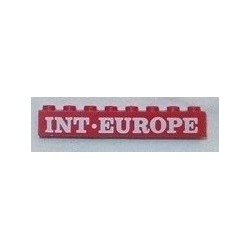 LEGO 3008p04 Brick 1 x 8 with INT-EUROPE Pattern