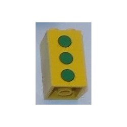 LEGO 30145p02 Brick 2 x 2 x 3 with Green Dots Pattern
