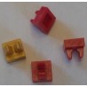 LEGO 93794 Tile Special 1 x 1 with Clip with Rounded Tips and Center Cut