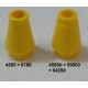 LEGO 4589b Cone 1 x 1 With Stop