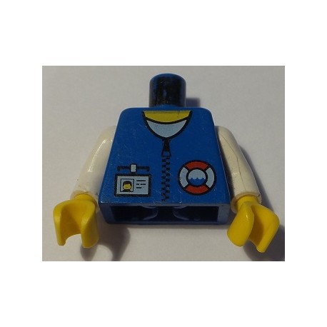 LEGO 973px464 Minifig Torso with Lifepreserver and White Shirt Pattern