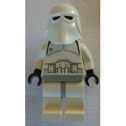 LEGO sw0080 Snowtrooper, Light Bluish Gray Hips, Black Hands (Falcon blue box)