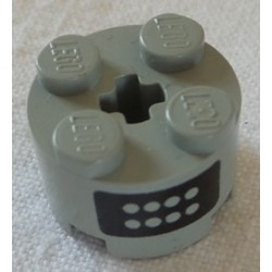 LEGO 3941p01 Brick 2 x 2 Round with Buttons Pattern