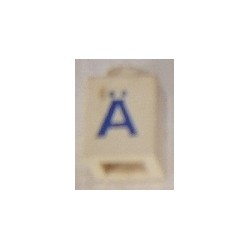 LEGO 3005ptau Brick 1 x 1 with Blue 'Ä' Print