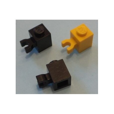LEGO 60475a Brick Special 1 x 1 with Clip Vertical [Thick U Clip, Solid Stud]
