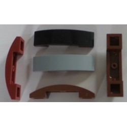LEGO 93273 Slope Curved 4 x 1 Double No Studs