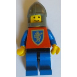 LEGO cas113 Crusader Lion - Blue Legs with Black Hips, Dark Gray Chin-Guard