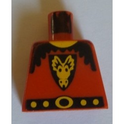 LEGO 973p4b Minifig Torso with Dragon Head Pattern (without arms)