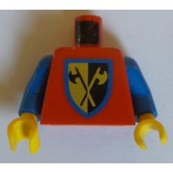 LEGO 973p42c01 Minifig Torso with Castle Crossed Pikes Pattern