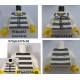 LEGO 973px432 Minifig Torso with DkGray Stripes, Five Buttons, Hairy Chest and Number 50380 Pattern
