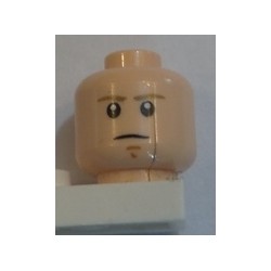 LEGO 3626cpr1670 Minifig Head Luke Skywalker, Dual Sided