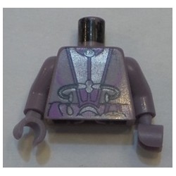 LEGO 973px157 Minifig Torso with Silver and Purple Armor Pattern