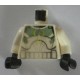 LEGO 973pr1729c01 Torso Clone Trooper Armour with Sand Green Markings Print / White Arms / Black Hands