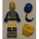LEGO ext002 Extreme Team - Blue, Blue Helmet Plain, Life Jacket