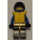 LEGO ext002 Extreme Team - Blue, Blue Helmet Plain, Life Jacket