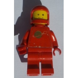 LEGO sp064 Classic Space - Red with Airtanks, Stickered Torso Pattern