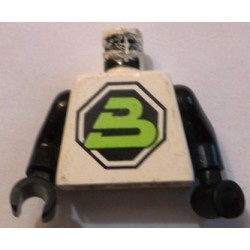LEGO 973p51 Minifig Torso with Blacktron II Pattern (with arms and hands)