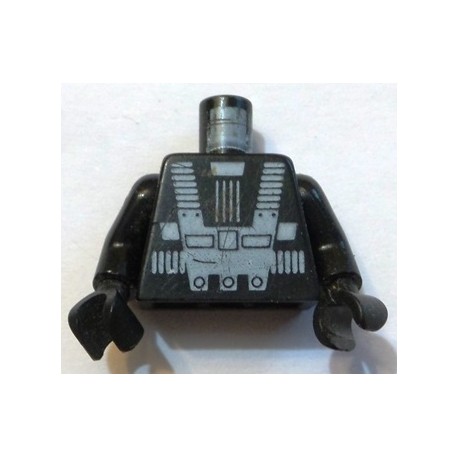 LEGO 973p52 Minifig Torso with Blacktron I Pattern (with arms and hands)