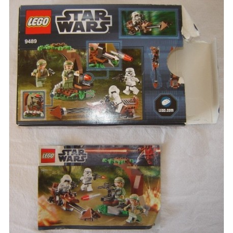 LEGO 9489 instructions and box Endor Rebel Trooper & Imperial Trooper Battle Pack (2012)