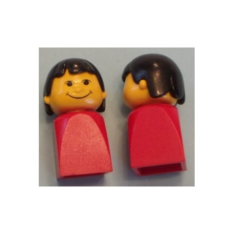 LEGO 4224c01 Figure Finger Puppet with Black Female Hair