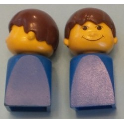 LEGO 4224c02 Figure Finger Puppet with Brown Male Hair