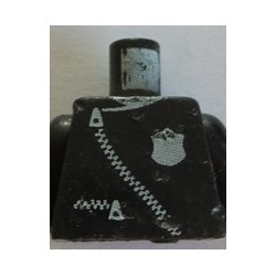 LEGO 973p1g Minifig Torso with Zipper and Old Police Badge Pattern