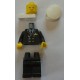 LEGO air013 Airport - Pilot, Black Legs, White Hat
