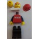 LEGO cty0244  Red Shirt with 3 Silver Logos (2009)