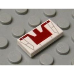 LEGO 3069bps3 Tile 1 x 2 with SW Mini Jedi Starfighter Pattern