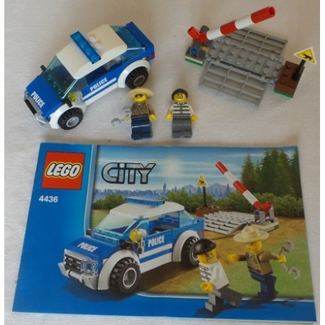 Lego city police set 4436 voiture de patrouille 2012 complet briques blocs. 