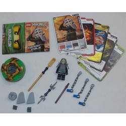 LEGO Ninjago 9551 Kendo Cole 2012 (COMPLET) and Turntable Base