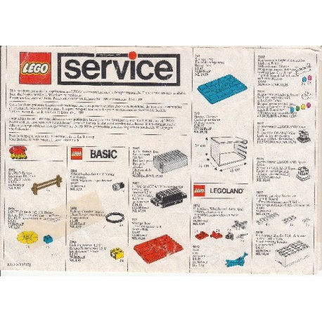 LEGO Catalogue 1989 Medium Service Packs D/A/CH/I (107382/107482)